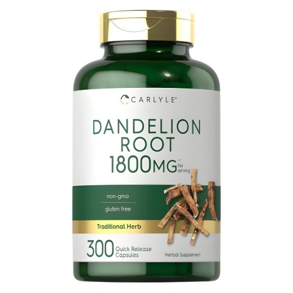 Carlyle Dandelion Root (1,800 mg) – 300 capsules